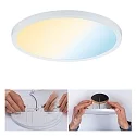 Paulmann LED Recessed Panel AERO VariFit Zigbee TW, round, IP44, Ø23cm, 18W Tuneable White