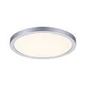 LED Recessed Panel AERO VariFit Zigbee TW, round, IP44, Ø17.5cm, 15W Tuneable White, chrome matt
