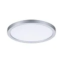 LED Recessed Panel AERO VariFit Zigbee TW, round, IP44, Ø17.5cm, 15W Tuneable White, chrome matt