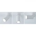 Paulmann ceiling luminaire TURNAL COIN, white matt dimmable