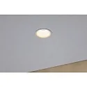 Paulmann recessed luminaire CYMBAL COIN LED rigid, Dim-To-Warm, set of 3 IP44, white matt dimmable 19