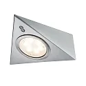 Paulmann LED Furniture luminaire PIR LED Under Cabinet luminaire, set of 3, 3x2,8W, 12VA, 230V/12V, brushed iron