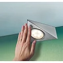 Paulmann LED Furniture luminaire PIR LED Under Cabinet luminaire, set of 3, 3x2,8W, 12VA, 230V/12V, brushed iron