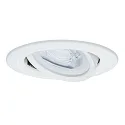 Paulmann Recessed luminaire Nova, IP23, round, set of 1, excl. lamp, max. 35W, GU10, white