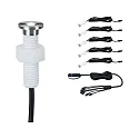 Paulmann Paulmann Plug&Shine set of 5 Recessed luminaire MicroPen II IP67 3000K 5x0,22W stainless steel