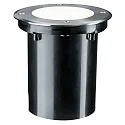 Paulmann Paulmann Plug&Shine Floor recessed luminaire IP67 6W 24V silver swiveling, 609lm, 3000K, 38° swivel range