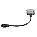 Paulmann Paulmann Plug&Shine Floor recessed luminaire FLOOR ECO, IP65, 24V, 1.3W 3000K 50lm 90°, dimmable, silver