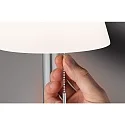 Paulmann Outdoor LED Solar Table lamp LILLESOL, IP44, 0.8W 3000K 45lm, 3-step dimmable, stainless steel / satin