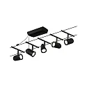 Paulmann wire system WIRE SYSTEMS DC CUP set of 5 GU5,3, chrome, black matt 