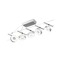 Paulmann wire system LED WIRE SYSTEMS CORDUO CIRCLE round, set of 5, switchable IP20, chrome, chrome matt 