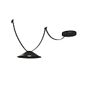 strap set ULine STARTER SET CONE 60W INCL. DACRON STRAP 5M electric, with lighting, suitable for shortening IP20, black matt 