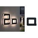 Paulmann illuminated house number IP44, black 