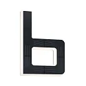 illuminated house number IP44, black 