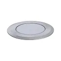 Paulmann floor recessed luminaire LED GOLD LIGHT POINT Ø 5CM rigid, passable, switchable, insect friendly IP67, brushed aluminium 