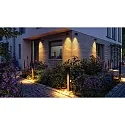 Paulmann bollard light KIMU 1 SPOT 1 flame, switchable, cardanic swivelling, insect friendly IP44, anthracite 