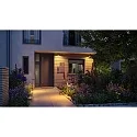 bollard light ZERENA with sensor, insect friendly, sea-air resistant IP44, anthracite 