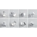 Paulmann outdoor wall luminaire CUFF PIR with sensor IP44, transparent, white 