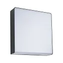 outdoor wall luminaire AZALENA with sensor, ZigBee controllable, insect friendly IP44, anthracite, transparent dimmable