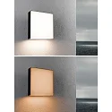 outdoor wall luminaire AZALENA with sensor, ZigBee controllable, insect friendly IP44, anthracite, transparent dimmable