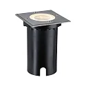 Paulmann floor recessed luminaire FLOOR RGBW square, ZigBee controllable IP67, black dimmable