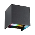 outdoor wall luminaire CYBO RGBW RGBW, ZigBee controllable LED IP44, anthracite dimmable