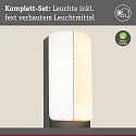 Paulmann outdoor wall luminaire BONNIE PIR with sensor, insect friendly, sea-air resistant IP44, anthracite 