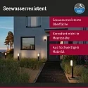 Paulmann outdoor wall luminaire BONNIE PIR with sensor, insect friendly, sea-air resistant IP44, anthracite 