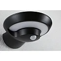 Paulmann solar wall luminaire BOROLA PIR with sensor IP44, anthracite, transparent 