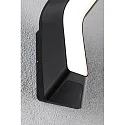 Paulmann outdoor wall luminaire MERANO PIR with sensor IP44, anthracite, transparent 