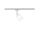 Paulmann URail Spot Blossom, excl. lamp, max. 10W G9, chrome matt, satined glass