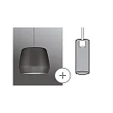 Paulmann Paulmann URail 2Easy Metal shade Pirm, max. 20W, gray matt