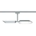 Paulmann Paulmann URail LED Spot Dipper, 2x10W, dimmable, chrome matt/white