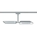 Paulmann Paulmann URail LED Spot Dipper, 2x10W, dimmable, chrome matt/white