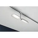 Paulmann Paulmann URail LED Spot Dipper, 2x10W, dimmable, chrome matt/white