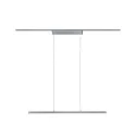 1-phase pendant luminaire URAIL ZIGBEE LENTO tunable white, ZigBee controllable LED IP20, chrome matt dimmable