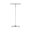 1-phase pendant luminaire HILDOR URail IP20, chrome matt dimmable