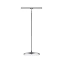 1-phase pendant luminaire HILDOR URail IP20, chrome matt dimmable