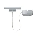 Accessories for 1-Phase track system URAIL Electricity feed-in, max. 1000W, 230V, chrome matt