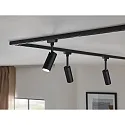 Paulmann URail LED Spot TUBO, 230V, 4.5W 3000K 160lm, rotatable and tiltable, black matt