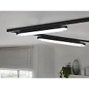 Paulmann URail LED Panel, oval, 38 x 11cm, 230V, 8W 2700K 480lm, black matt / chrome