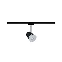 Paulmann URail Spot CONE, 230V, GU10 max.10W, rotatable and tiltable, black matt / chrome / satin