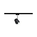 Paulmann URail Spot CONE, 230V, GU10 max.10W, rotatable and tiltable, black matt / chrome / satin