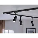 Paulmann URail LED Spot TUBO, 230V, 4.5W 4000K 170lm, rotatable and tiltable, black matt