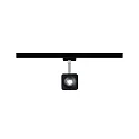 Paulmann URail LED Spot CUBE, 230V, 8W 4000K 520lm 65°, dimmable, black matt / chrome