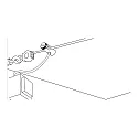 Paulmann Accessories for Wire system LIGHT&EASY Electricity feed-in, 1 pair, max. 300W, 12V, chrome matt