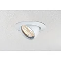 Paulmann Recessed luminaire PREMIUM, 12V, GU5,3, 51mm, whitea/aluminum, tiltable