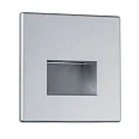 Paulmann Paulmann Wall recessed luminaire LED Edge, 1,1W, chrome matt, inkl. lamp
