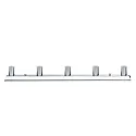 Paulmann Mirror luminaire MIRROR REGULA Light bar, max.5x40W, E14, 230V, chrome