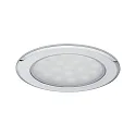 Paulmann Paulmann LED Furniture recessed luminaire round 2x2,5W 6VA 230/12V 3000K, set of 2 chrome