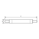 Philips LED linear lamp R7s 118mm COREPRO LEDLINEAR 118MM SLIM switchable, slim 7,2W 810lm 3000K 300° CRI 80 